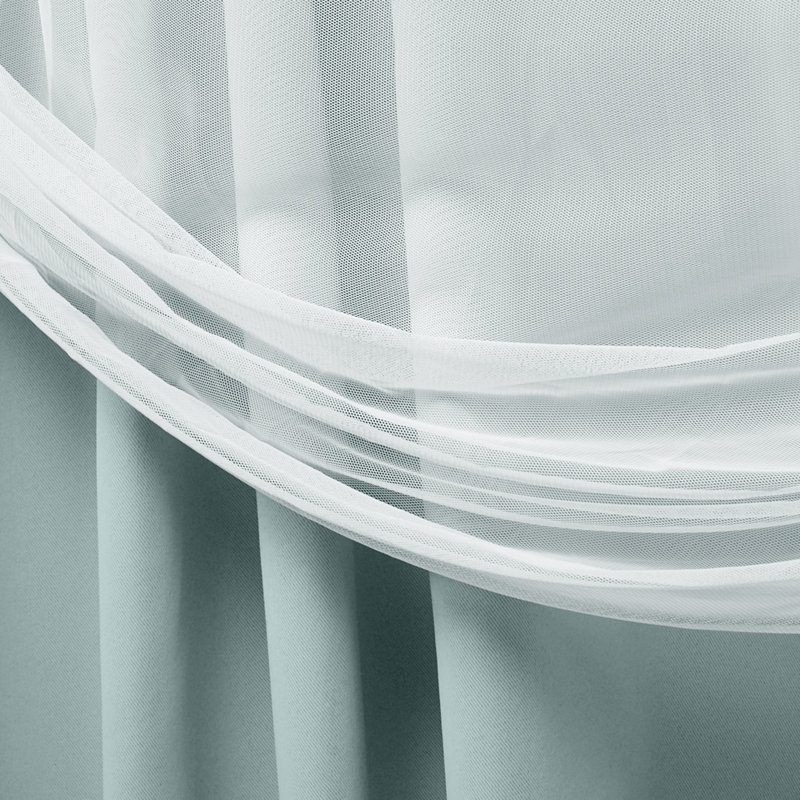 Nunley Room Darkening Curtain Pair, 52" W x 108" L, Seafoam