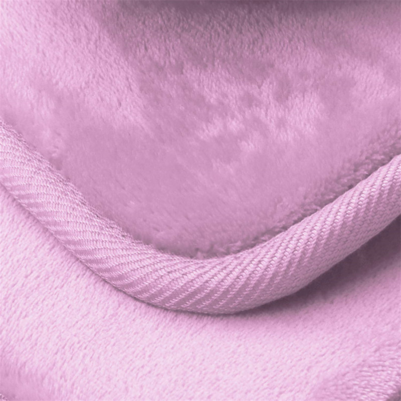 Renfred Memory Foam Non-Slip Bath Rug, Purple