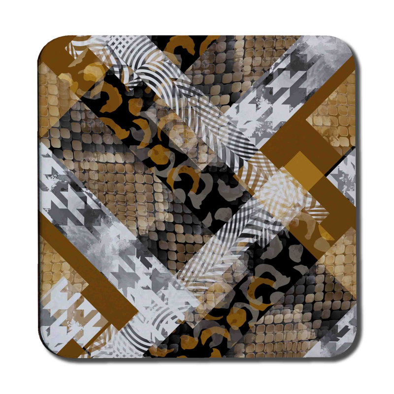Square 6 Piece Coaster Set