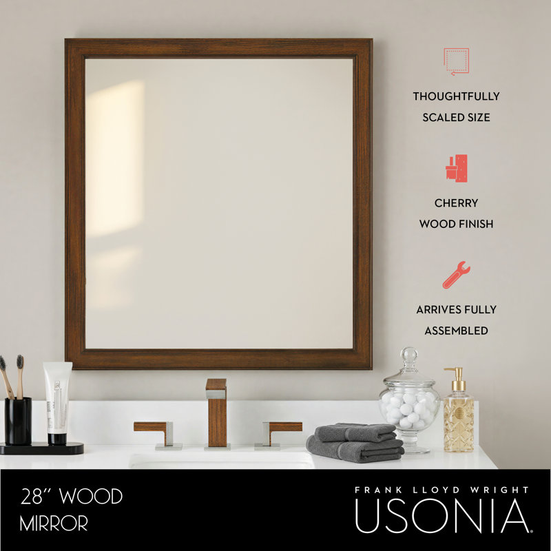 LaRay 22 Wood Mirror, 28 x .875 x 30