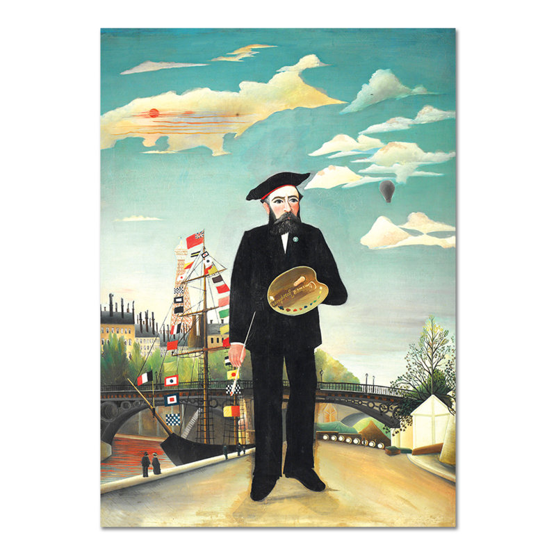Il Doganiere Con Il Cuore Da Bambino by Henri Rousseau - Unframed Painting, 140cm H x 100cm W