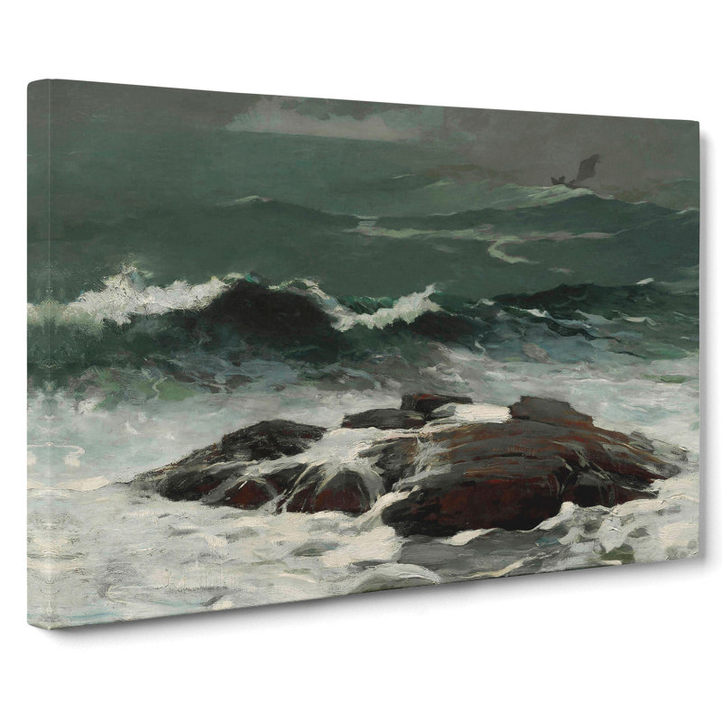 Summer Squall by Winslow Homer - Wrapped Canvas Painting, 35cm H x 50cm W x 3cm D