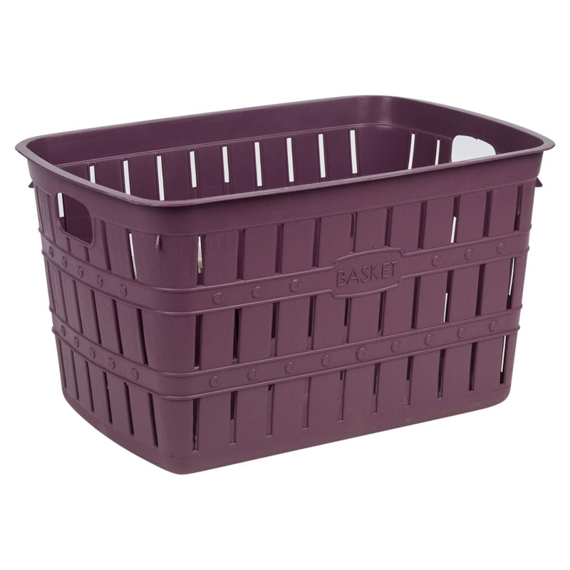 Rebrilliant Plastic Storage Tub & Tote, Purple
