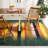 Dhurries Flat Weave Wool/Cotton Rug in Yellow/Brown-62440616