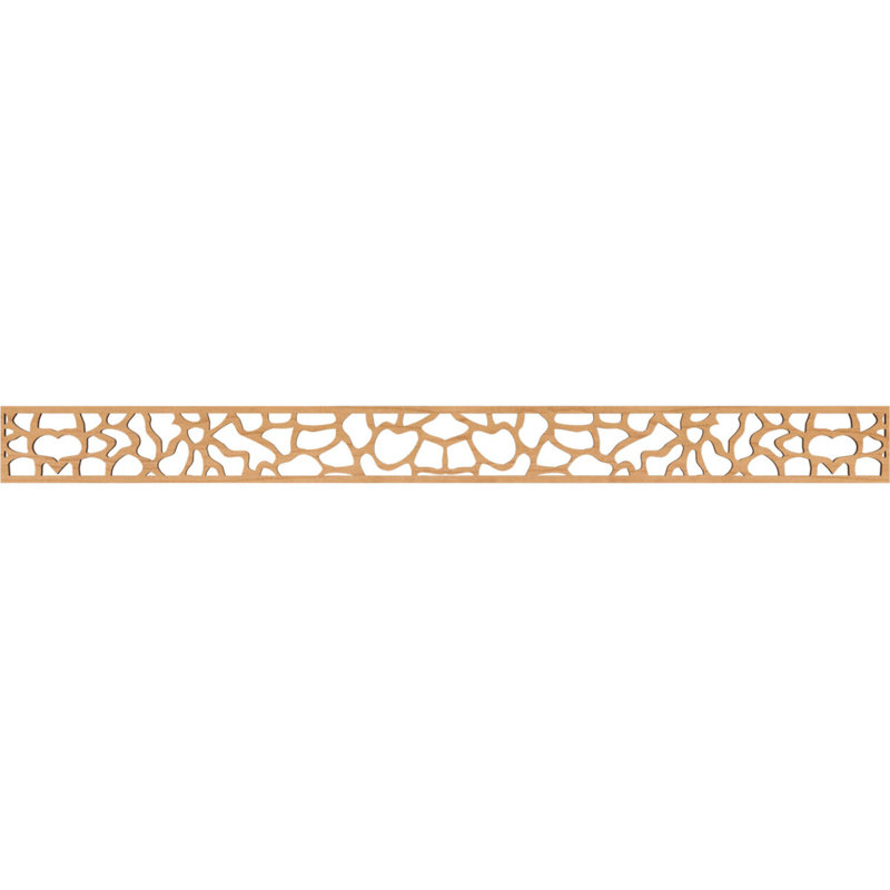 Moulure Rochester, H 4 po x l 46,375 po x P 0,25 po, Érable