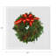 Christmas Wreath Cotton Blend Square Napkins-1748952486