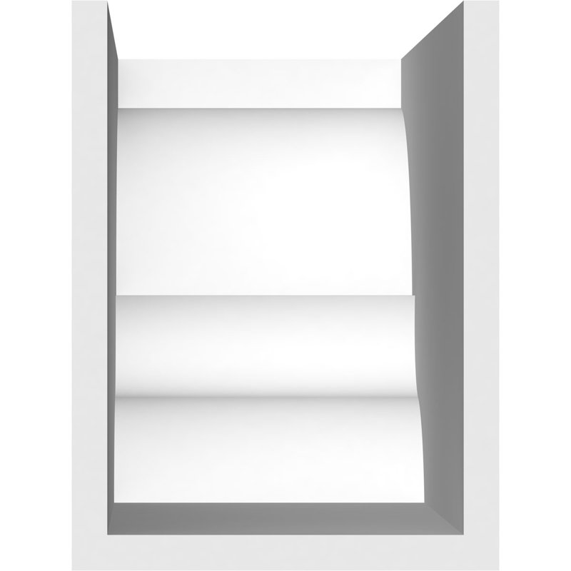 6"W x 8"H x 16"L Standard Asheboro Architectural Grade PVC Rafter Tail, 8"H x 6"W x 16"D