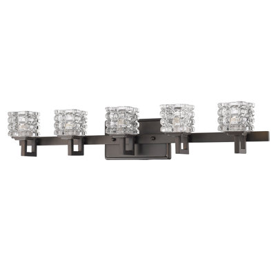 Éclairage pour meuble-lavabo 5 lumières Keffer