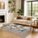 Premium Machine Washable Ingrassellino AMF1826 Happy Snowmen Holiday Rug