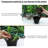 500 Packs 4 Inch Plastic Nursery Pots with Drainage Holes – 4" Diameter x 4.5" Height Seed Starting Containers for Succulents, Flowers, Vegetables, Small Plants, Indoor Outdoor Transplanting Pots-1894669105