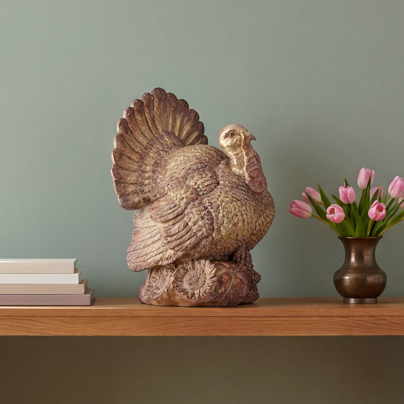 Grand Harvest Turkey Figurine