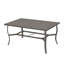 Table de salle à manger d'extérieur en aluminium avec trou pour parasol Colby-1511614497-1511614496