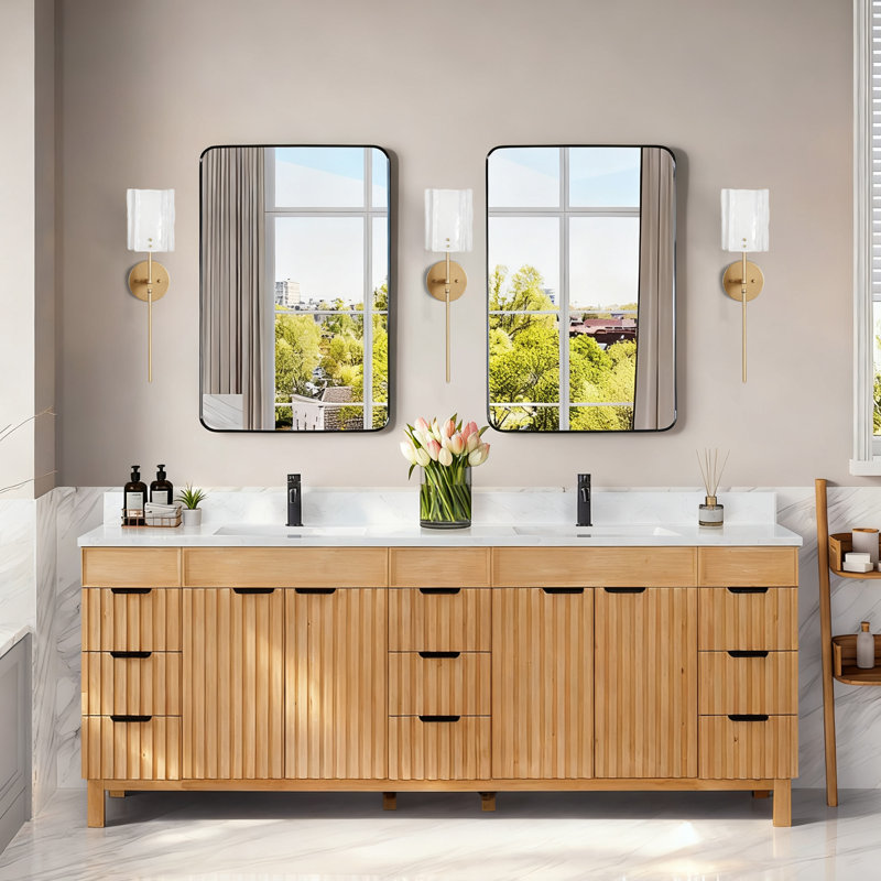1-light Brass Dimmable Armed Wall Sconces