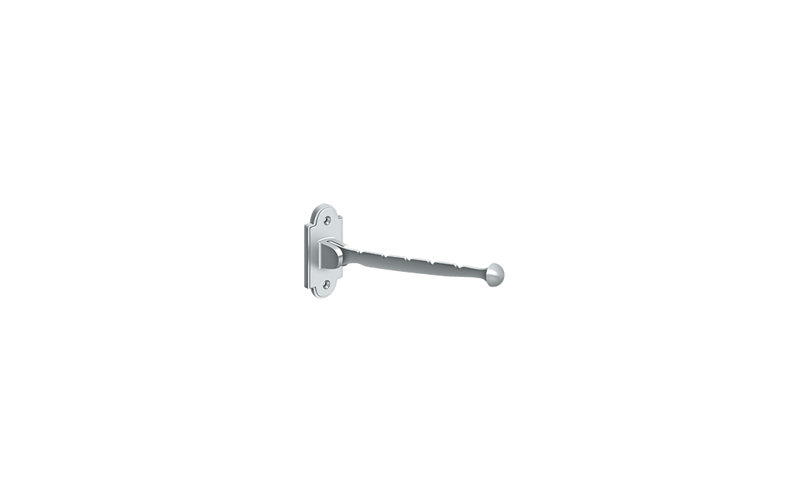 Valet Wall Hook, Polished Chrome