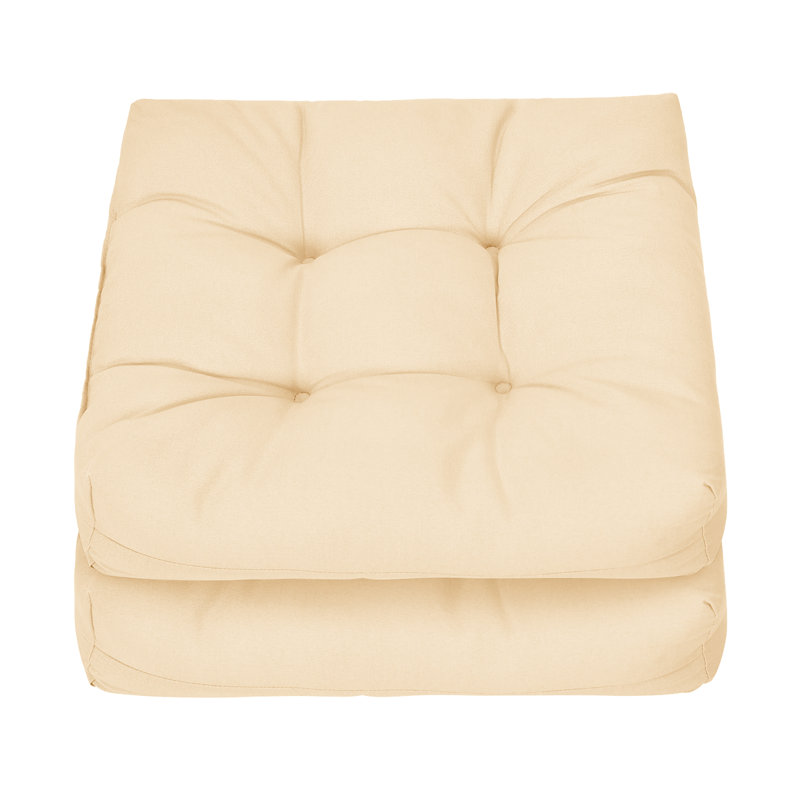 Coussin de siège d'intérieur / d'extérieur, Beige