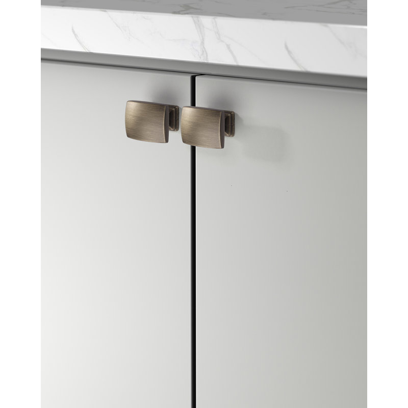 Armoire carrée de 1 po Helix Series, Bronze moyen vieilli