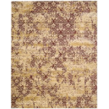 Denoila Wool Gold/Yellow Area Rug