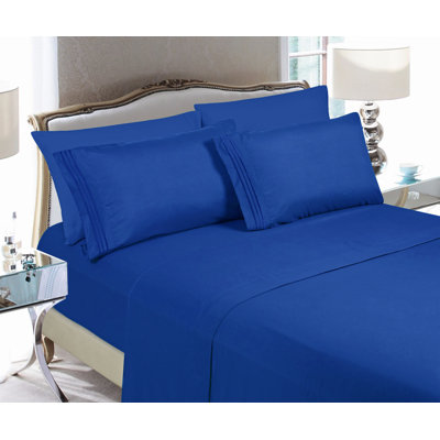 Microfiber Sheet Set with Deep Pocket Fitted Sheet