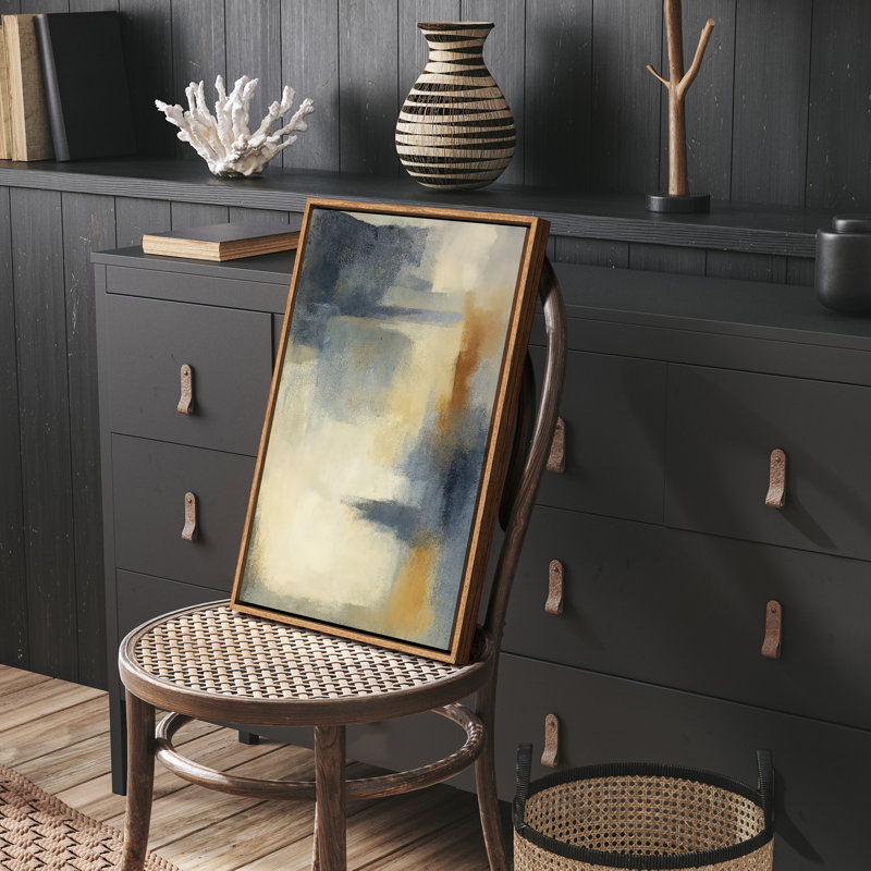 Art mural encadré, rétro, antique et classique pour chambre à coucher - 16 po x 24 po, H 24 po x l 16 po, Naturel