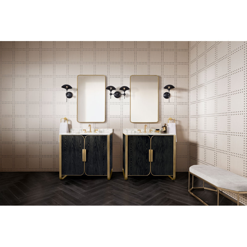 Craft Series Bathroom / Vanity Mirrors, Brushed Pewter, 30" x 24"
