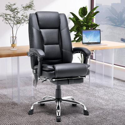 Jordon-Lee Ergonomic Heated Massage Executive Chair by Inbox Zero
