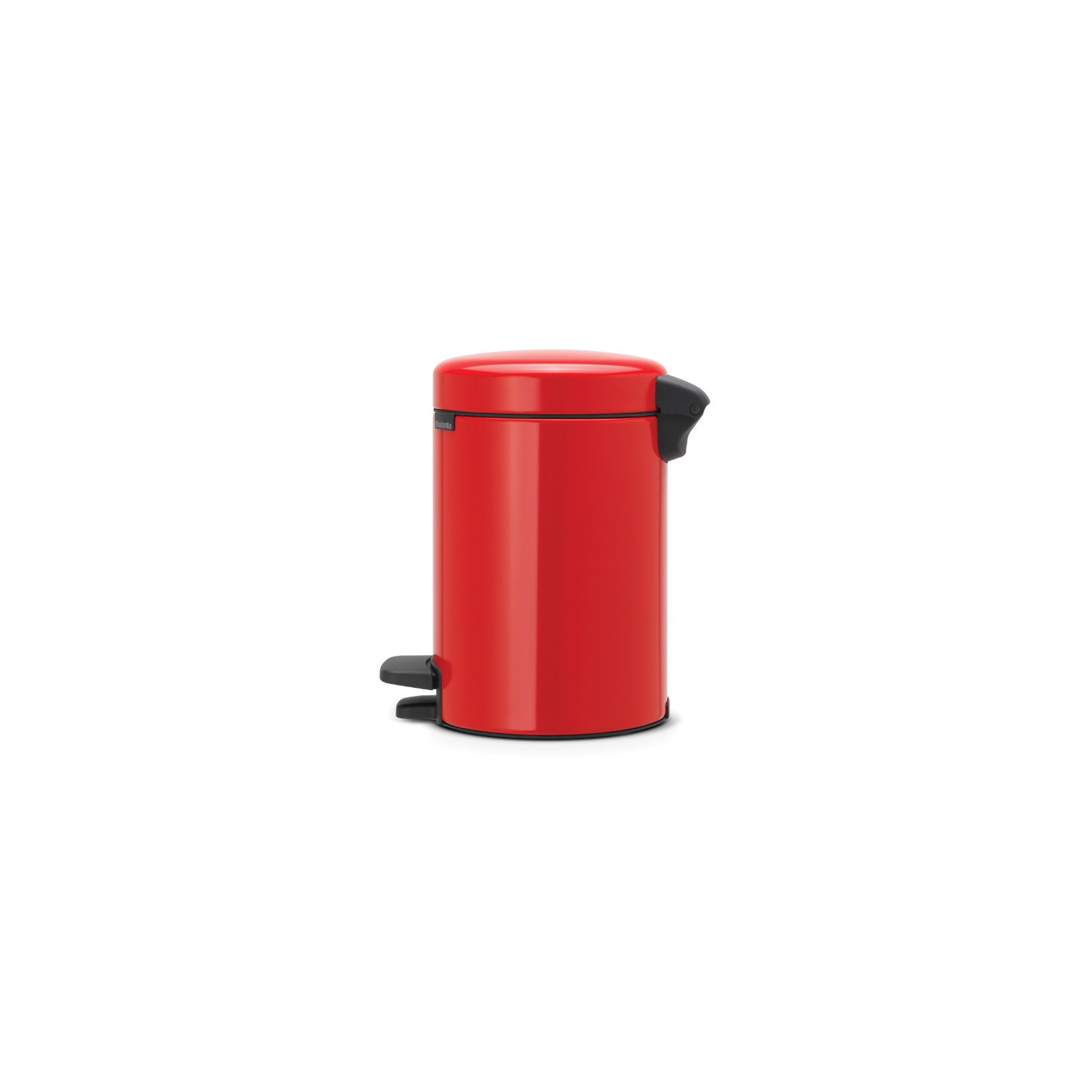 Brabantia NewIcon Step On Trash Can, 0.8 Gallon (3 Liter), Passion Red