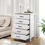  Commode 5 tiroirs avec poignées en métal Modern-616591171