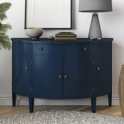 Armoire de rangement courbée