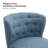 Afzal 25.8" W Modern Tufted Polyester Side Accent Chair with Solid Wood Legs-1092361855