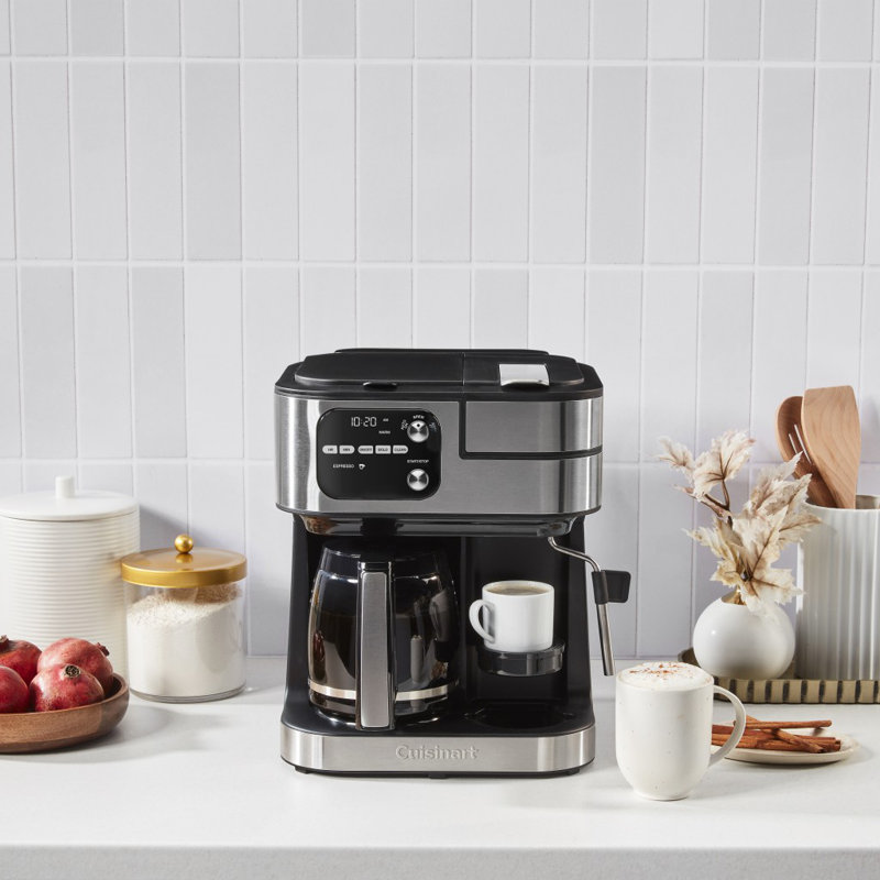 COFFEE CENTER BARISTA BAR 4-IN-1 COFFEEMAKER, Silver Thermal, Thermal, 10 cups