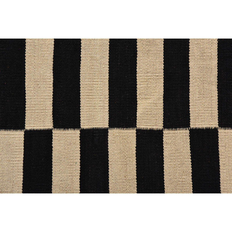 Tapis noir et blanc Jessen