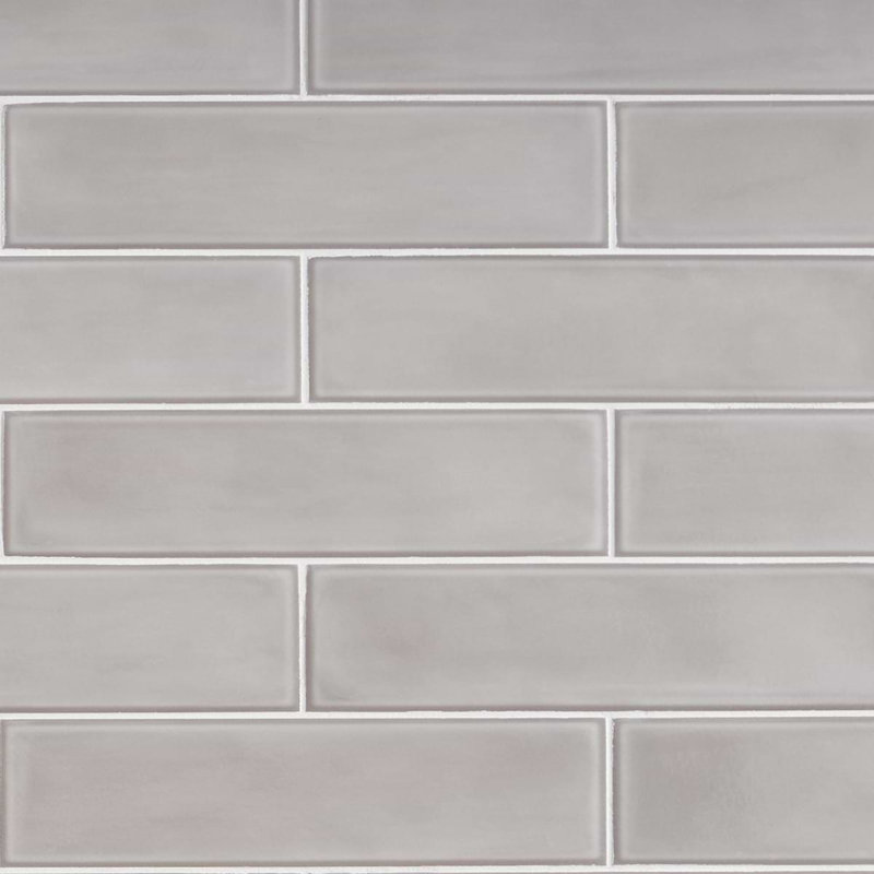 Stacy Garcia ArtBlock 4x16 Matte Porcelain Tile, Grigio Gray