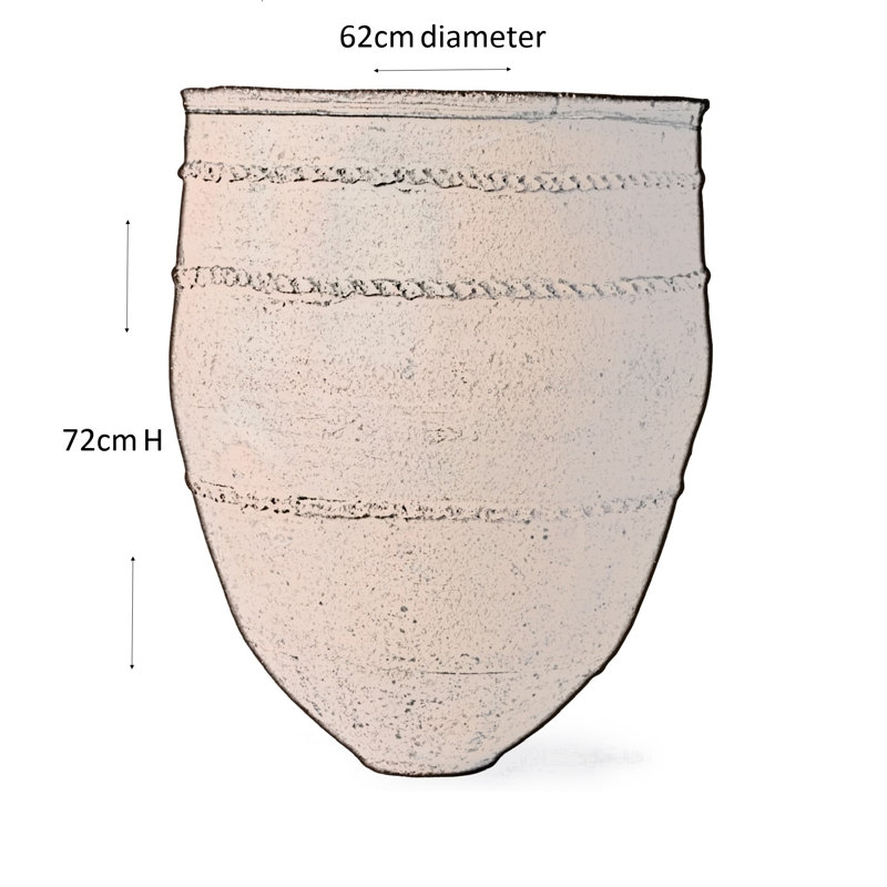 The Mediterranean Collection Handmade Pot Planter, Terracotta