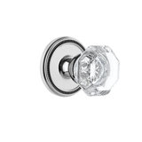 Grandeur Soleil Rosette Passage with Chambord Crystal Door Knob