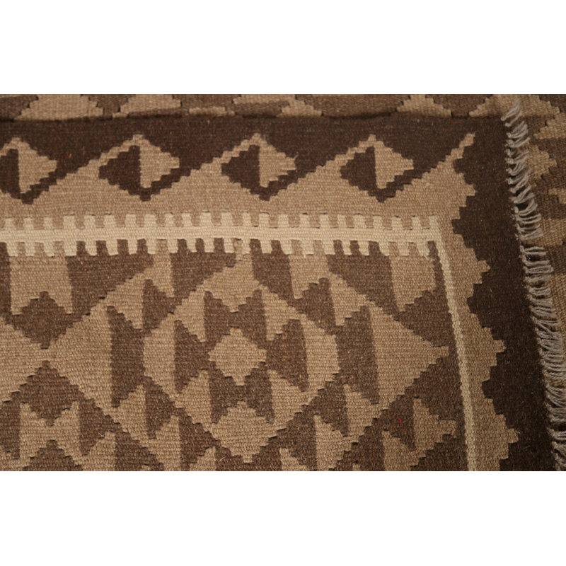 Tapis tribal brun Kilim 7 x 10
