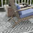 Patio Chair With , Outdoor In Gray. Large Seat & , Protected, For Front Yard, Backyard, Deck, Poolside Decoration Package, Relax Cushions, High-Back, Spacious Jolly Patio, Garden, Gray