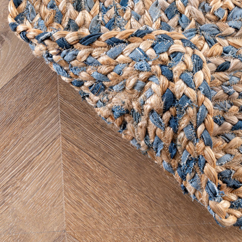 Woodbury Cotton Hand Woven Area Rug, Rectangle 229 x 290cm