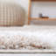 Geometric Power Loom Beige/White Area Rug-688374137