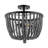 Solid Wood Semi Flush Mount