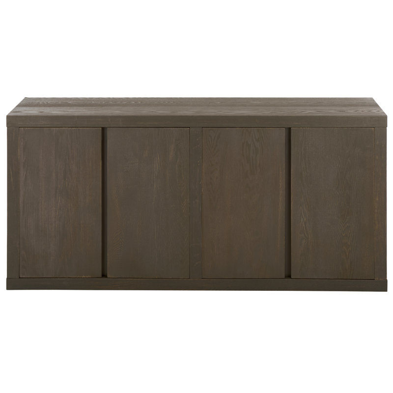 Buffet 4 portes Hilta, Brun cendré