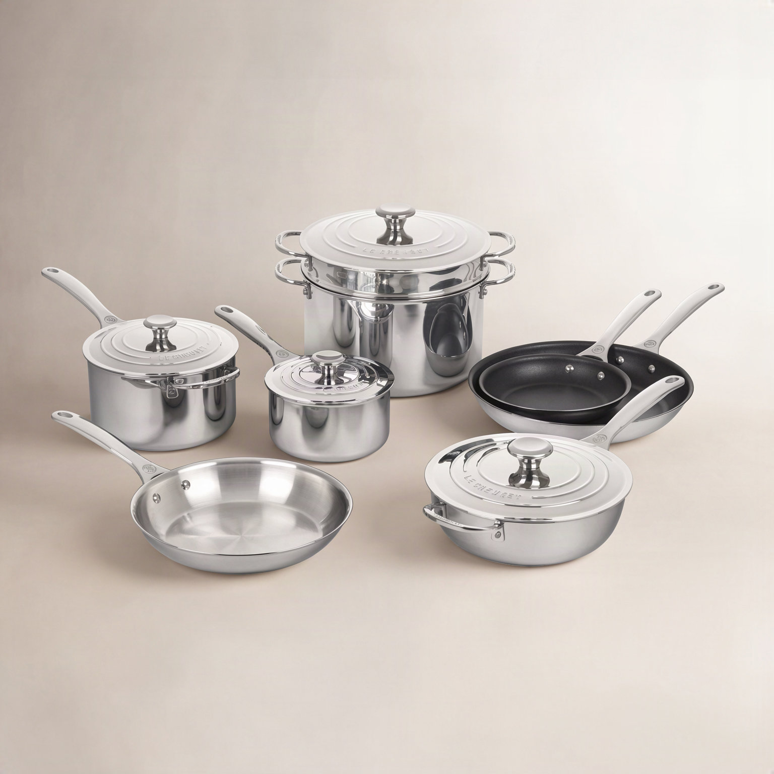 Le Creuset Stainless Steel 12-Piece Set