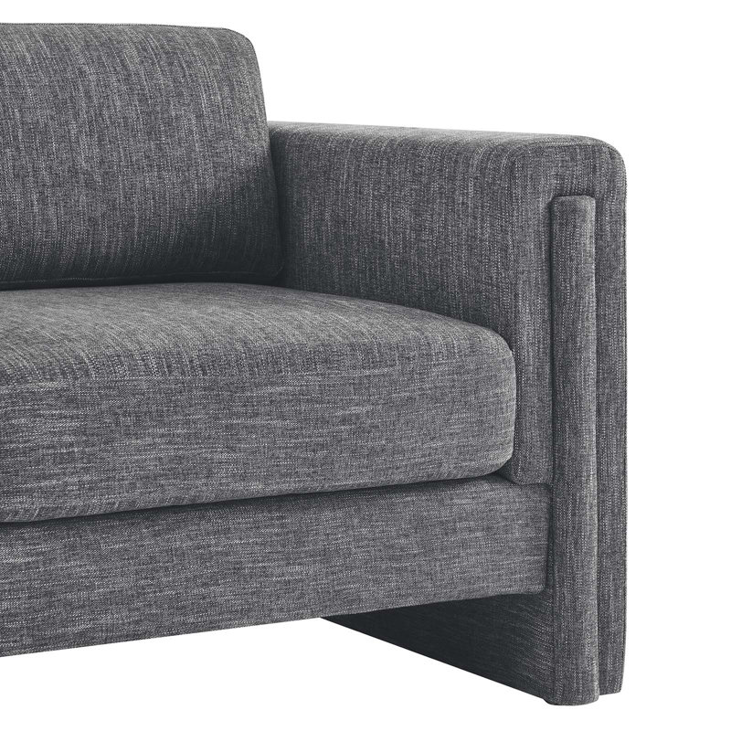 Modway Visible Armchair, Gray Polyester Blend