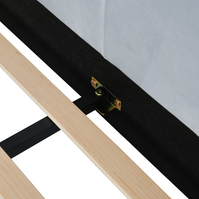 Lit de plancher en velours, Gray