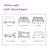 EGOHOME 12" Medium Hybrid Mattress-1915549809