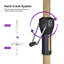Parasol de table carré de 10 pi x 10 pi avec 8 parasols robustes et manivelle pour terrasse de jardin-1614895150