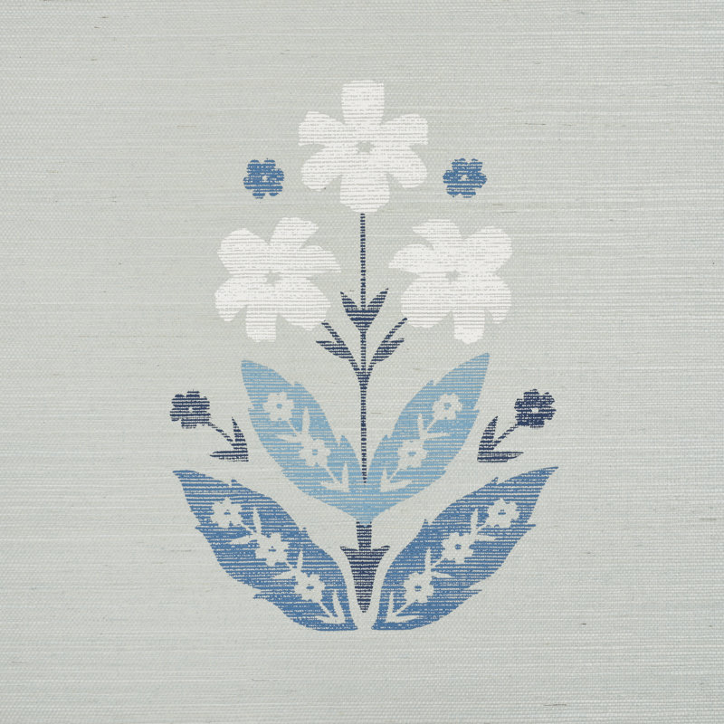 Floweret Sisal Wallpaper