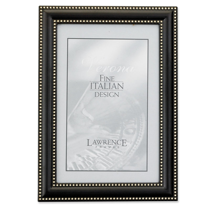 Metal Beaded Picture Frame, 4" x 6"