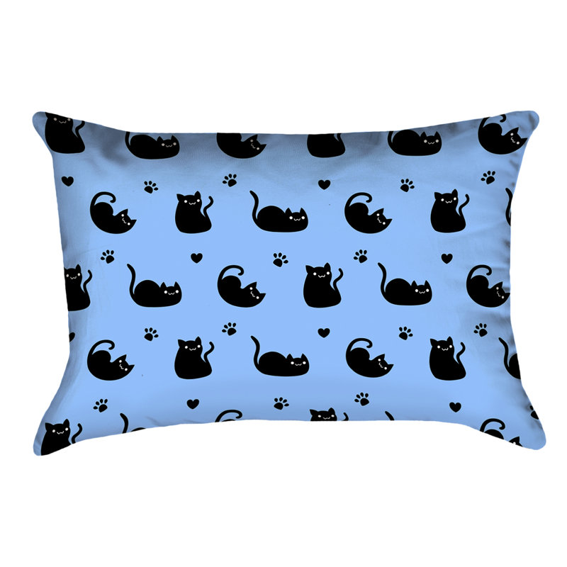 Coussin lombaire intérieur / extérieur Katelyn Elizabeth, Bleu