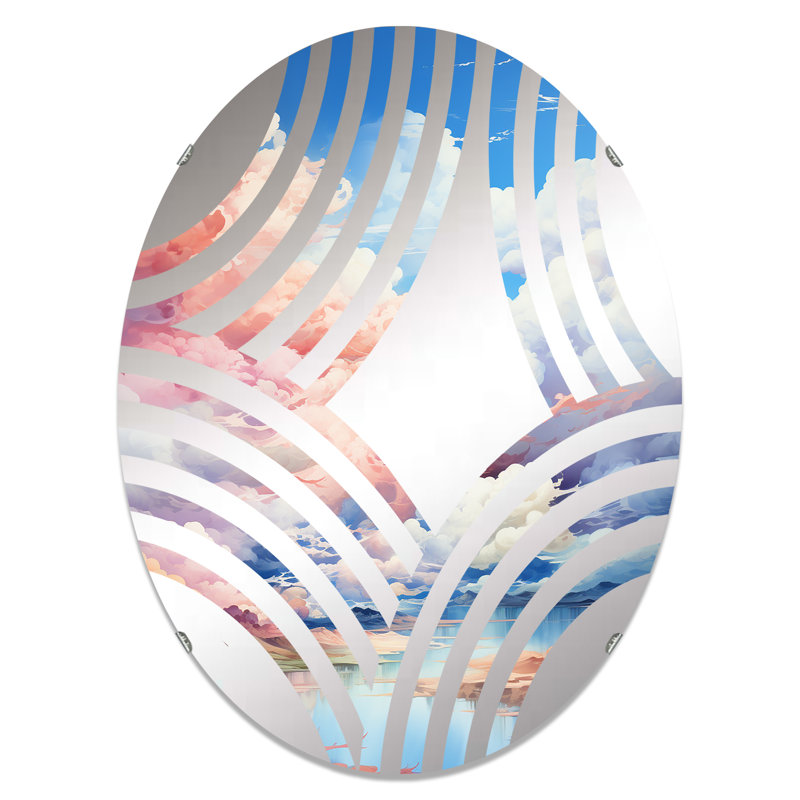 Oval Wall Mirror, 24" W x 36" H
