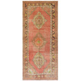 Vintage Turkish Village Rugs One-of-a-Kind Runner 4'10" X 10'6" Area Rug
